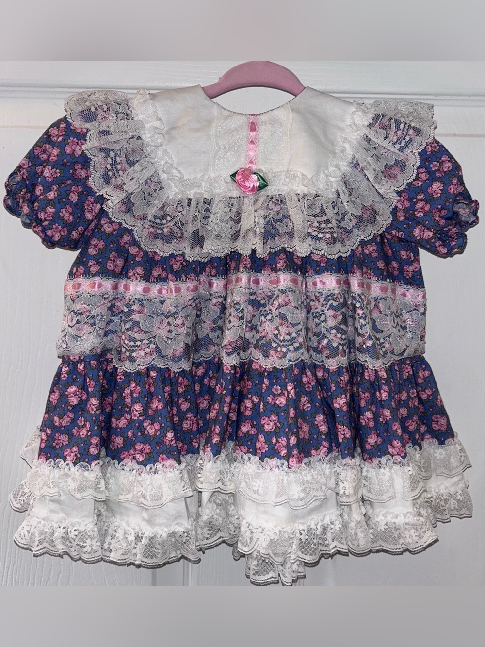 Vintage Floral Lace Dress